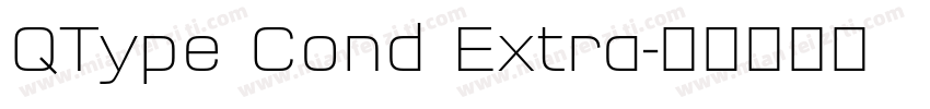 QType Cond Extra字体转换